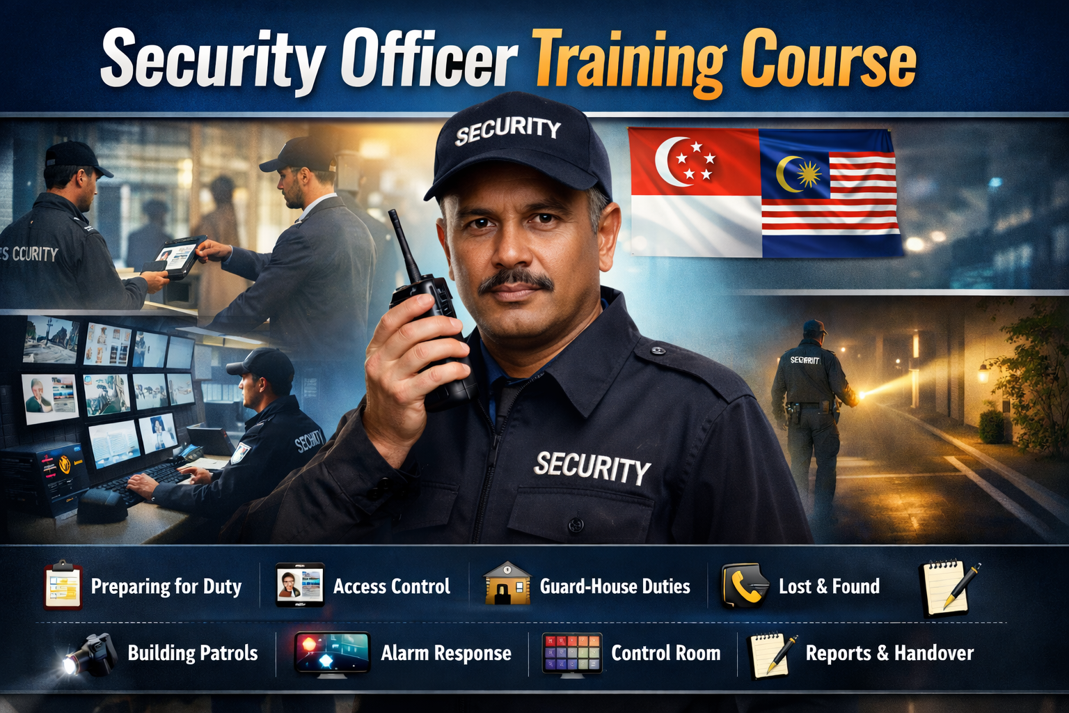 Basic Licensing Units: Guard & Patrol,  Access Control Management (Provide Guard & Patrol Services and Operate Basic Security Equipment) [e-learning]